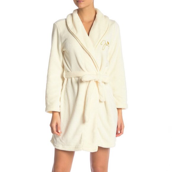 NWT Juicy Couture Velour Robe with Script Logo – Luxe Loungewear Style - Picture 1 of 4